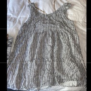 Striped babydoll dress